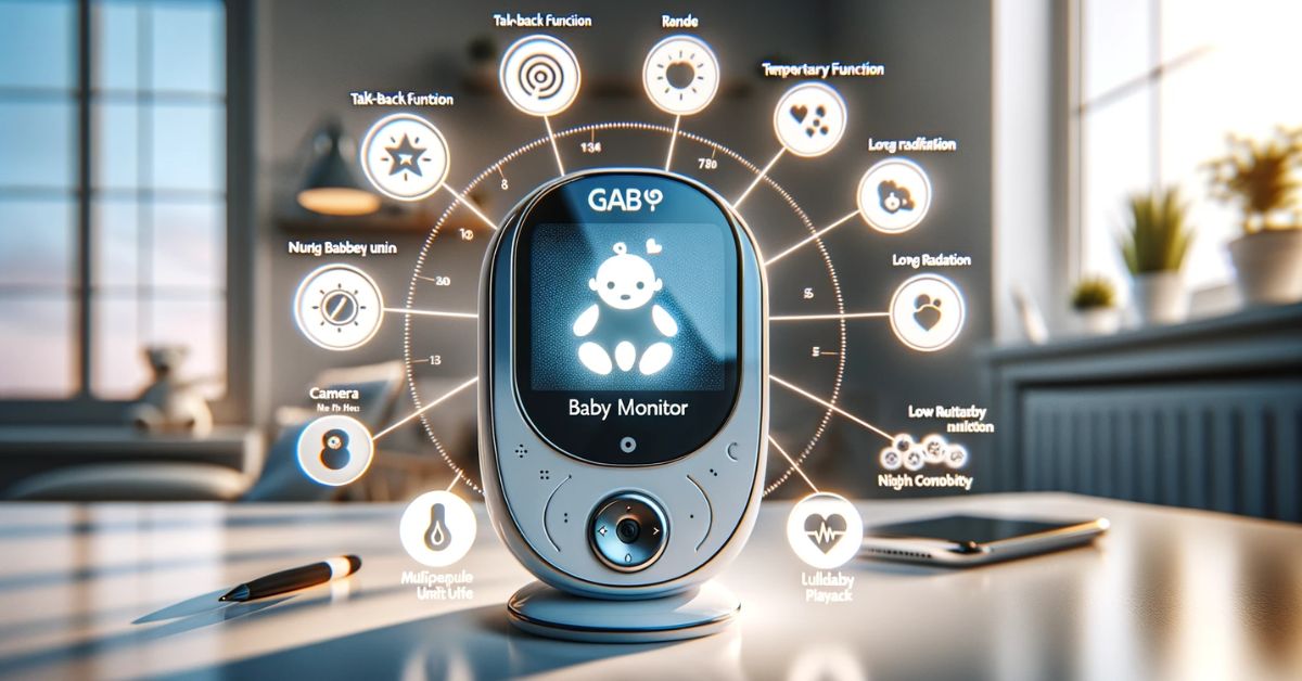 Babyalarm med mange funktioner