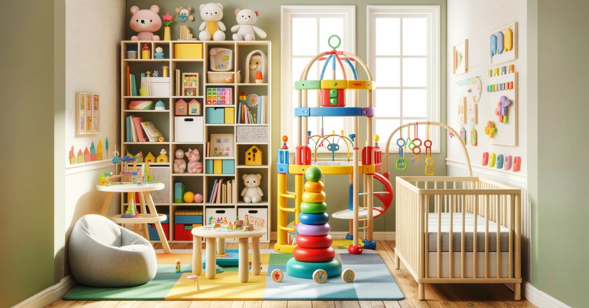 Børneværelse med børnemøbler