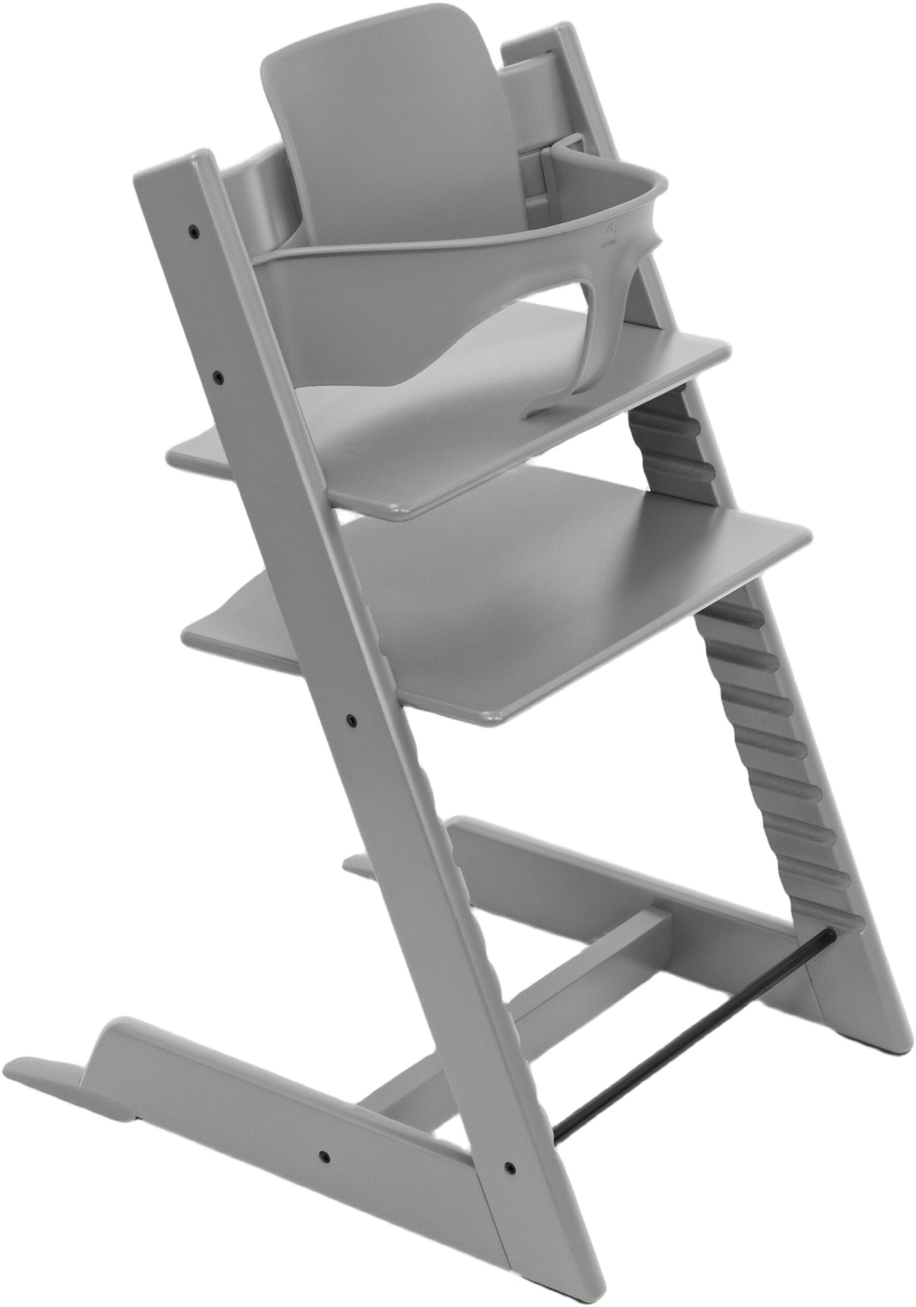 Tripp Trapp Stol Storm Grey + Babyset