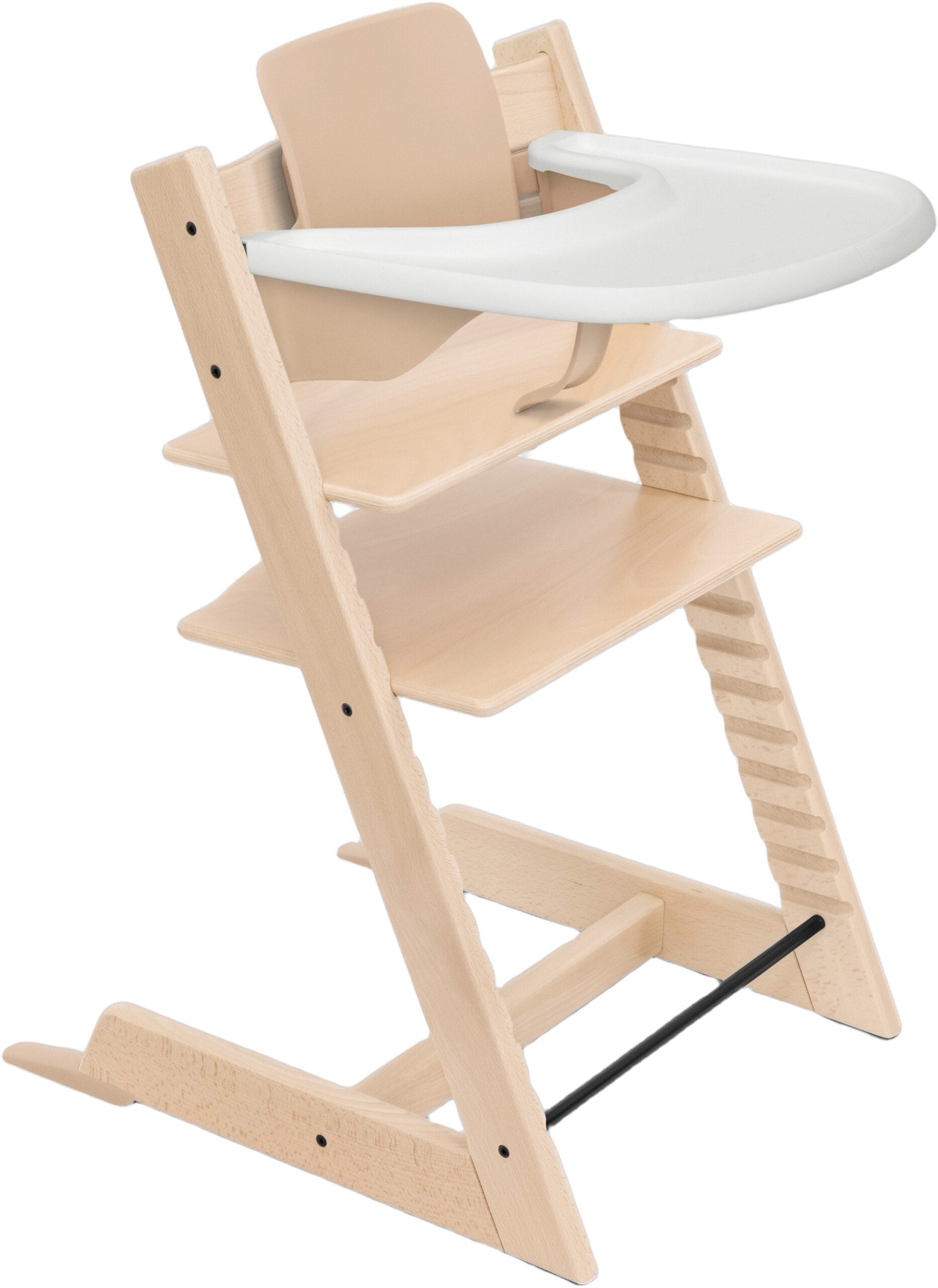 Tripp Trapp® Stol Natur + Babyset + Tray White